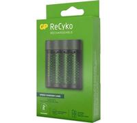 GP USB battery charger M451 incl. 4 x RECYKO AA 2600 mAh | ✅ 5 years warranty