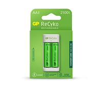 GP USB E211 2x Battery Charger 2x 2100 AA Pen Battery Set, 1.2 V, LED Indicator