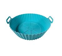 GPANZHIFA 8-inch Round Silicone air Fryer Baking Tray, Household Thick Food Grade Silicone Baking mat, 3-Piece Set, 5-Piece Set