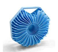 GPANZHIFA Silicone Shower Brush, Portable Wall Hanging Polygonal Shower Brush, Belongs to The Category of Shower and Massager, 2-Piece Set