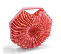 GPANZHIFA Silicone Shower Brush, Portable Wall Hanging Polygonal Shower Brush, Belongs to The Category of Shower and Massager, 2-Piece Set