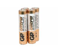 gpbattery Alkaline batteries, AAA, 1.5V, packed 4/ blister
