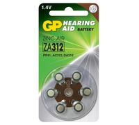 Gpbattery PR41 (ZA312) Brown 1.4V 125mAh 3.6x7.9mm 6 Pack