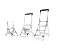 GPC 4 Castors Ladder without Multifunctional Tray 1440 mm Aluminium 150 kg