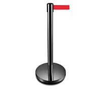 GPC Belt Barrier 35 x 35 x 93 cm Black, Red