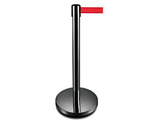 GPC Belt Barrier 35 x 35 x 93 cm Black, Red