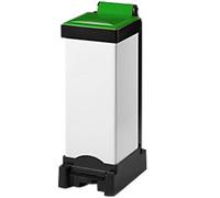 GPC Bin 25 L Green, White PP (Polypropylene) FSH025GREEN