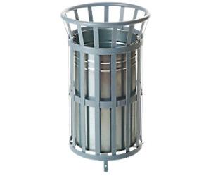 GPC Bin 40 L Light Grey Steel OOT40ZLG
