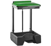 GPC Bin 45 L Grey,Green ABS (Acrylonitrile Butadiene Styrene), PE (Polyethylene), PVC (Polyvinyl Chloride) PSH045GREEN