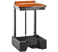 GPC Bin 45 L Grey,Orange ABS (Acrylonitrile Butadiene Styrene), PE (Polyethylene), PVC (Polyvinyl Chloride) PSH045ORANGE