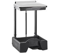 GPC Bin 45 L Grey,White ABS (Acrylonitrile Butadiene Styrene), PE (Polyethylene), PVC (Polyvinyl Chloride) PSH045WHITE