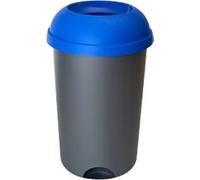 GPC Bin 50 L Grey with Blue Top PP (Polypropylene) OP050ZBLUE