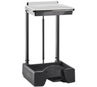 GPC Bin 65 L Grey,White PP (Polypropylene) PSH065WHITE