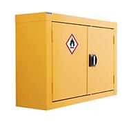 GPC Cupboard 1 Shelf 850 x 255 x 610 mm Yellow