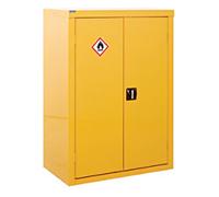 GPC Cupboard 2 Shelves 900 x 460 x 1,200 mm Yellow
