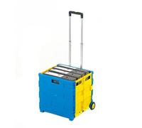 GPC GA71590 Large Folding Box Truck GI041Y - Blue and Yellow, Pack of 1