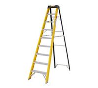 GPC Glass Fibre Swingback StepStep 8 Tread Integral Tool Tray 150 kg Yellow