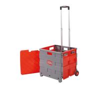 GPC Grey and Red Large Folding Box Truck with Lid GI042Y