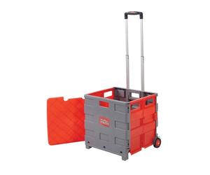 GPC Grey and Red Large Folding Box Truck with Lid GI042Y