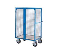 GPC Heavy Duty Distribution Truck, Wood Base, Lockable Doors, 900 x 650mm, 500kg Capacity