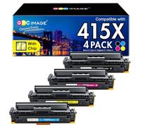 GPC Image 415X W2030X Toner Cartridges with Chip, High Yield, 4 Pack