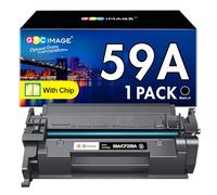 GPC IMAGE 59A CF259A Toner (with Chip) Compatible with HP 59A CF259A 59X CF259X for HP Laserjet Pro M404dw Toner M404dn Toner MFP M428dw M428fdw M428fdn M428 M404n M304 M404 (Black, 1.1