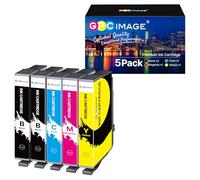 GPC Image 603XL Replacement for Epson 603 XL 603 Ink Cartridges 5-Pack | 603-XL Compatible with Epson Expression Home XP-3100 XP-2100 XP-4100 XP-2105 XP-3105 WF-2810 WF-2830 WF-2835 WF-2850 Printer