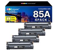 GPC Image Toner Cartridges Replacement for HP 85A CE285A Compatible with P1102W P1102 P1106 M1136 M1130 M1132 M1134 M1212 M1212NF M1213NF M1132MFP M1217NFW P1100 M1134MFP M1136MFP (Black, 4-Pack)