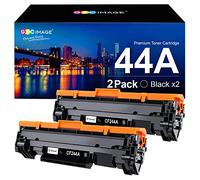 GPC Image CF244A 44A Black Toner Cartridges Compatible with HP 44A CF244A for Laserjet Pro M15w M15a MFP M28w M28a M16w M16a M29w M29a M29 Printer (2 Black)