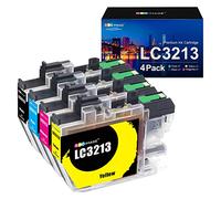 GPC Image Compatible Ink Cartridges Replacement for Brother LC3213 LC-3213 to use with MFC-J895DW MFC-J890DW MFC-J497DW DCP-J572DW DCP-J772DW DCP-J774DW Printer (Black, Cyan, Magenta, Yellow, 4 Pack)