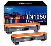 GPC Image Compatible Toner Cartridges Replacement for Brother TN1050 for HL-1112 HL-1110 DCP-1610W DCP-1510 HL-1210W MFC-1810 HL-1212W MFC-1910W DCP-1612W DCP-1512 (Black, 2-Pack)