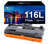 GPC Image Compatible Toner Cartridges Replacement for Samsung MLT D116L D116S for Xpress SL-M2835DW M2825ND M2825DW M2885FW M2675 M2675FN M2875FD M2625 M2626 M2676 M2825 m2826 (Black, 1-Pack)