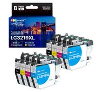 GPC Image LC3219XL LC3217XL LC3219 XLCompatible Ink Cartridges for Brother LC3217 LC3219 LC3219XL for Brother MFC-J5330DW MFC-J5335DW MFC-J5730DW MFC-J6930DW MFC-J5930DW MFC-J6530DW (8 Pack)