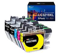 GPC Image LC3219XL Ink Cartridges Compatible for Brother LC3217 LC3219XL Ink Cartridges for Brother MFC-J5335DW J6530DW J6930DW J5730DW J5330DW J6940DW J5910DW (Black Cyan Magenta Yellow, 5-Pack)