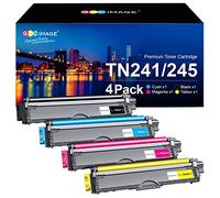 GPC Image TN241 TN245 Toner Replacement for Brother TN241/TN245, 4 Pack | TN-241 TN-245 Toner Cartridges Replacement for Brother HL-3140CW DCP-9020CDW DCP-9015CDW HL-3150CDW HL-3170CW (1BK/1Y/1C/1M)
