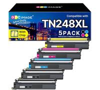 GPC IMAGE TN248XL Compatible with Brother TN248 XL for Brother MFC-L3760CDW Toner Brother MFC-L3740CDW MFC-L3740CDWE DCP-L3560CDW TN 248 DCP-L3520CDWE MFC-L8390CDW HL-L3240CDW HL-L3220CWE (5-pack)