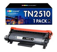 GPC Image TN2510 Toner Cartridge (1200 pages) Compatible with Brother TN-2510 DCP-L2627DWE L2660DW; MFC-L2860DWE L2800DW L2860DW L2827DWXL L2827DW L2827DWE Printer, 1 x Black
