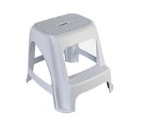 Gpc L470 X W510 X H400mm Plastic Step Stool In White - He400Z