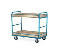 GPC Mobile Shelf Truck 2 Shelves 250 kg 1,050 x 605 x 910 mm Blue