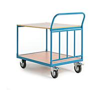 GPC Mobile Shelf Truck 2 Shelves 250 kg 1,050 x 700 x 1,050 mm Blue