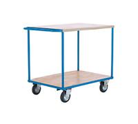 GPC Mobile Shelf Truck 2 Shelves 500 kg 1,100 x 700 x 940 mm Blue