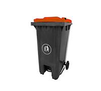 GPC Pedal Bin 120 L Dark Grey Polypropylene LPB120Z_RD_L