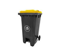 GPC Pedal Bin 240 L Dark Grey Polypropylene LPB240Z_YE_L
