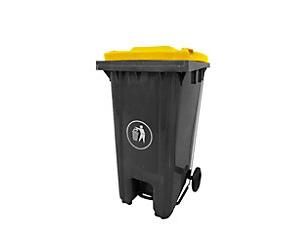 GPC Pedal Bin 240 L Dark Grey Polypropylene LPB240Z_YE_L