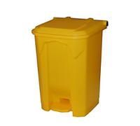 GPC Pedal Bin 50 L Yellow Polypropylene LPB50Z _YE