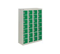 GPC Personal Effect Locker 7 Doors 4 nests Key lock 900 x 380 x 940 mm Grey