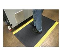 GPC Rectangular Anti-Fatigue Mat Charcoal, Yellow 1,830 x 90 cm