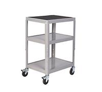 GPC Super Strength Shelf Trolley Mobile Shelf Trolley 3 Shelves 150 kg 610 x 460 x 1,070 mm Grey