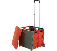 GPC Trolley 35 kg Plastic 46 x 39 x 99 cm Grey, Red