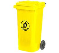 GPC Wheelie Bin 120 L Yellow LWB120YYel